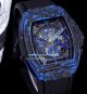 Swiss HUB4700 Hublot Replica Big Bang Watch -Blue Carbon Bezel Skeleton Dial (3)_th.jpg